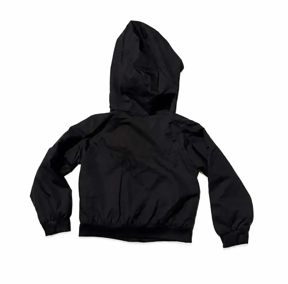 Nike Black Hooded Windbreaker Jacket Toddler Size 2T